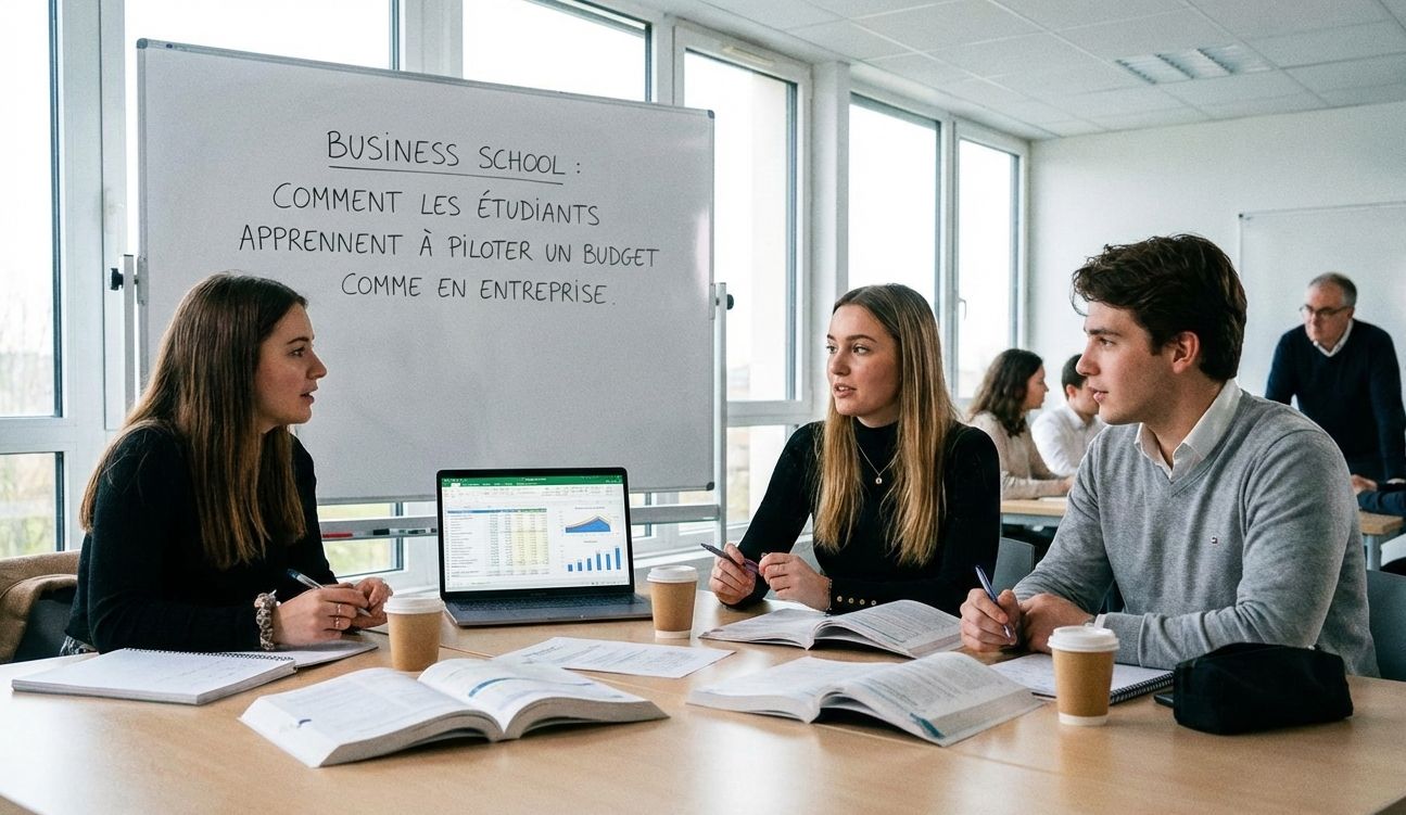 Business school comment les étudiants apprennent à piloter un budget comme en entreprise